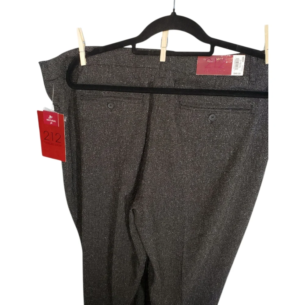 212 Collection Charcoal Tweed Dress Pants Size 18W - Picture 2 of 16